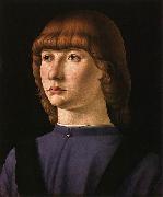 Jacometto Veneziano Portrait of a boy oil on canvas